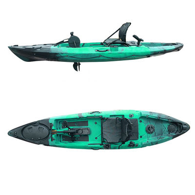180kgs Fishing Pedal Kayaks Rotomolded Polyethylene Single Sit On Top