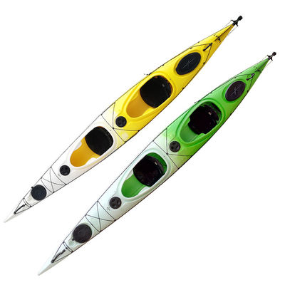 Double Seat Sea Touring Kayak HDPE 5mm Two Person Fishing