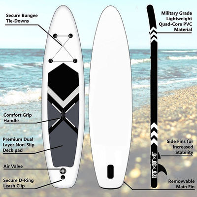 12'6" X 30" X 6" 300LBS Touring Sup Board Sightseeing In Water