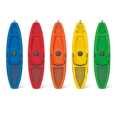 275 Lbs One Person Sit On Top Canoe LLDPE Plastic Single Seat Fishing Kayak