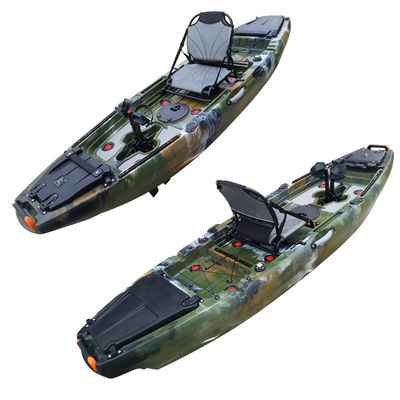 HDPE LLDPE Single Person Sea Fishing Kayak With Pedal 264 Lbs