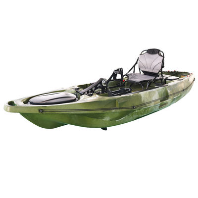 Customized 3.32m Plastic Fishing Pedal Kayak One Person Seat
